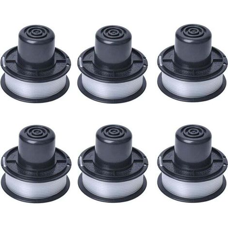A6226 Bobine de fil compatible avec Auftipp Coupe-herbe automatique GL250 / GL310 / GL360 / GL360SB avec 6m ligne, 6-pack