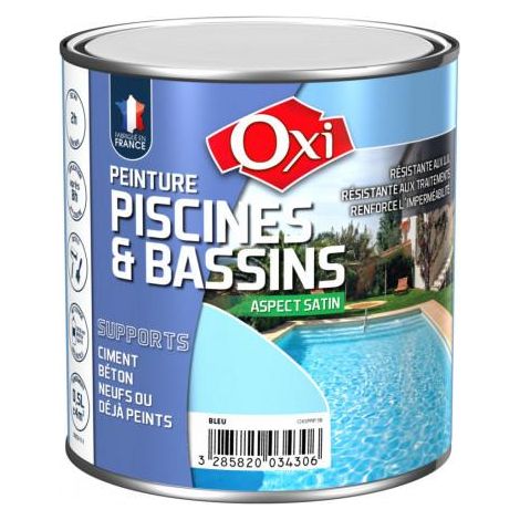 Oxi Pintura para Piscina 0.5 Litros Blanco - Oxi