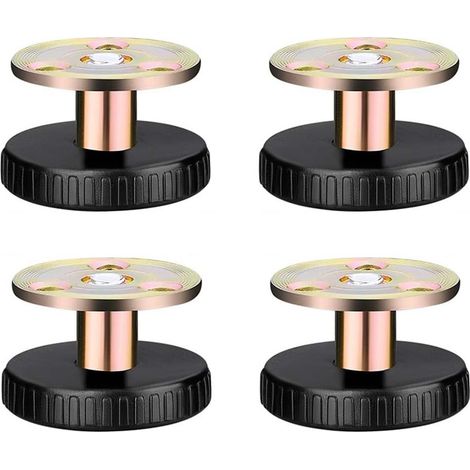 4 pièces pieds de meubles réglables, auto-adhésifs, pour lit chaise table armoire canapé (27-40 mm) (1/5)