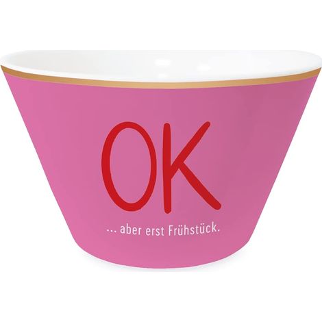 Bol à céréales or véritable Coupelle Bol en porcelaine (1/5)