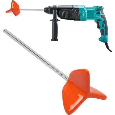 Miscelatore per vernici Antiscivolo e antiaderente - Miscelatore per fango da trapano Per pittura, cartongesso, intonaco, cemento, malta, muratura, edilizia, per proprietari di casa e (1/5)