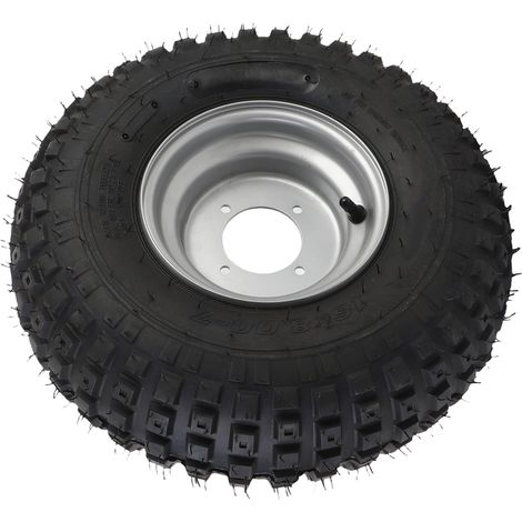 Pneu de véhicule tout Terrain 16x8-7 7 pouces, caoutchouc antidérapant et alliage d'aluminium, ATV Trail avec jante pour UTV Quad tout-terrain Go Kart (1/5)