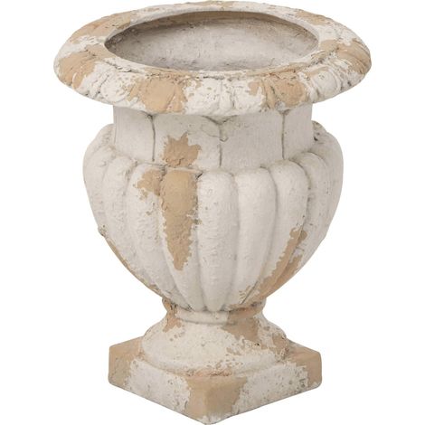 Cache pot extérieur Médici beige classique - Écru et beige (1/2)