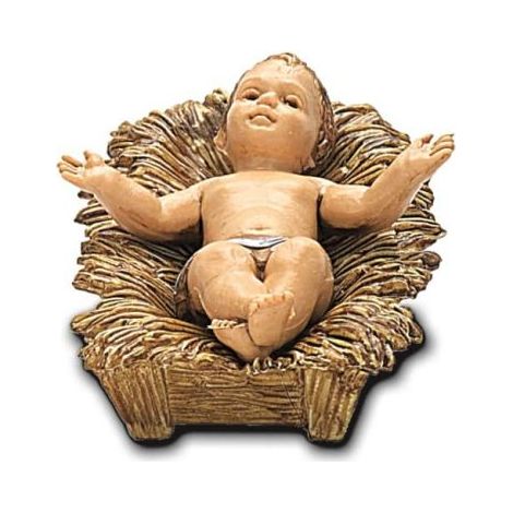 Gesù Bambino Standard per Presepe Stile Classico Scala 1:20 PVC Landi