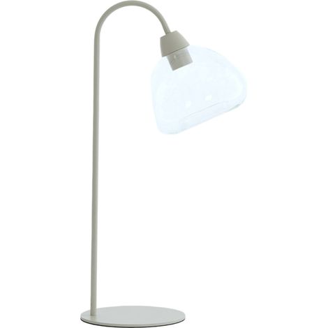 Light & Living - lámpara de mesa - Bisho - beige - vidrio -