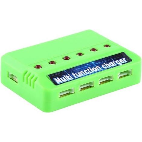 Caricatore universale 6 in 1 per Drone Syma X5C - Batteria Li-Po 3,7 V (1/5)