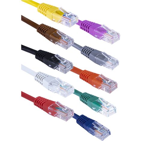 Cordon de brassage RJ45 CAT 5e U/UTP - 1m Gris (1/3)