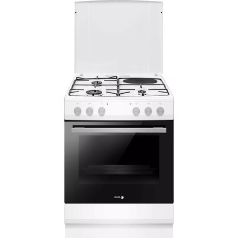 Cocina combinada blanca de 4 quemadores y 62 litros - FACM1003B - Fagor -