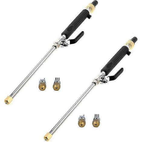black Garden hose power washer upgraded nozzle