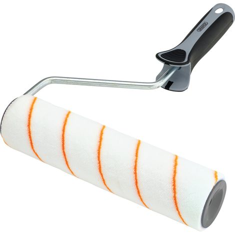 Draper 9-Inch Short Pile Polyester Paint Roller with Soft Grip Handle for Smooth Application