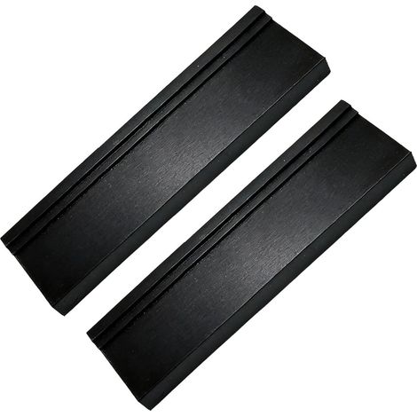 Lot de 2 blocs de sol en vinyle avec 3 bords différents, trois en un avec plusieurs compartiments, pour la pose de parquet ou de liège, outils de sol légers (1/5)