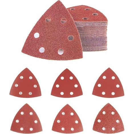 Sander Sanders Triangular Sandpaper Glass 60-400 Grit (1/2)