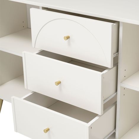 Kleiderschrank aus Stoff in Amber+Graphite 156 x 49 x 10 cm HOMAIRE (1/5)
