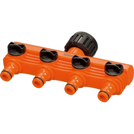 Stocker Raccordo rubinetto a 4 uscite 1/2 3/4 (1/2)