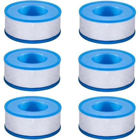 Ruban Téflon Plomberie Étanchéité 6 Rouleaux 3/4 Pouces 18m Tuyau Douche Robinet Joint
