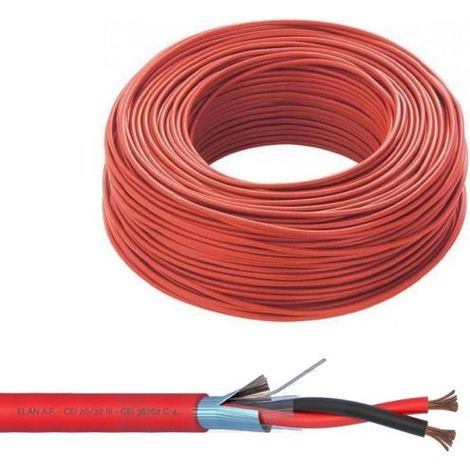 Elan Cavo antincendio 2X1,50 Tw Schermato Rame 100mt - 032151R