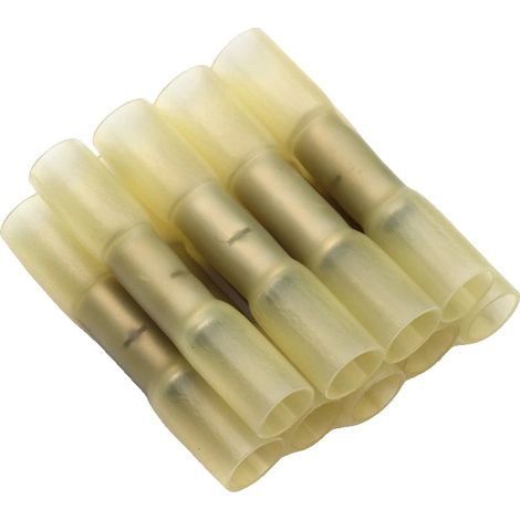 Conectores eléctricos aislados e impermeables, AMARILLOS, 50 unidades (1/2)