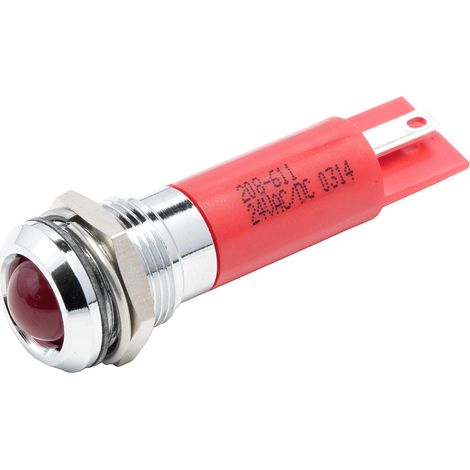 Voyant LED lumineux Rouge RS PRO, dia. 12mm, IP67 ( Prix pour 1 )
