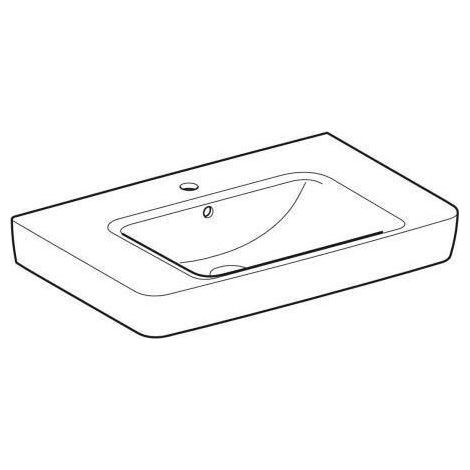 Geberit Renova Plan, Waschtisch mit Ablagefläche, 75x48 cm, 1 (1/5)