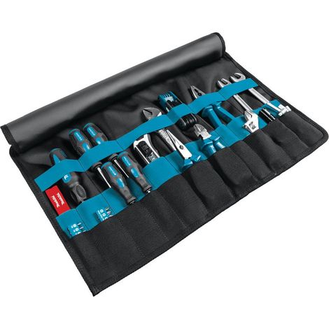 Makita Tool Wrap with Handle & Front Pocket E-05533 Blue Tool Roll Strap System