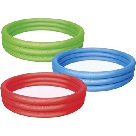 Trade Shop - GONFIARY PISCINA TINTA UNIT EFFECT GHIACCIO 3 ANELLEN 152X30CM GARDINO 51026 - (1/5)