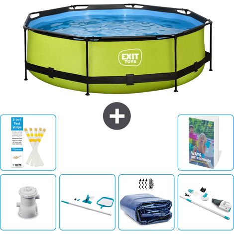 Exit Pool Rund - 300x76 cm - 7-teilig S323