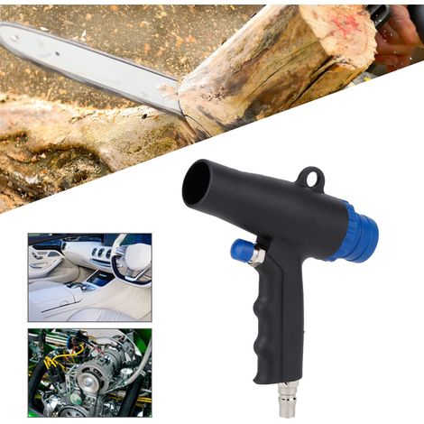 Pistolet de Nettoyage Pneumatique 2-en-1, Fonction Soufflage et Aspiration, Kit avec 6kPa (1/5)