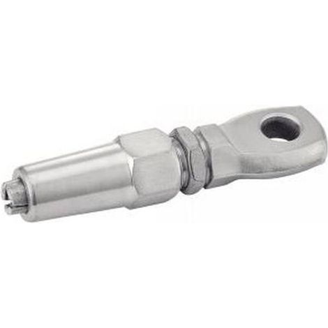 1 Embout à Oeil Sertissage Manuel 4 mm - Inox A4 - D-Work (1/4)