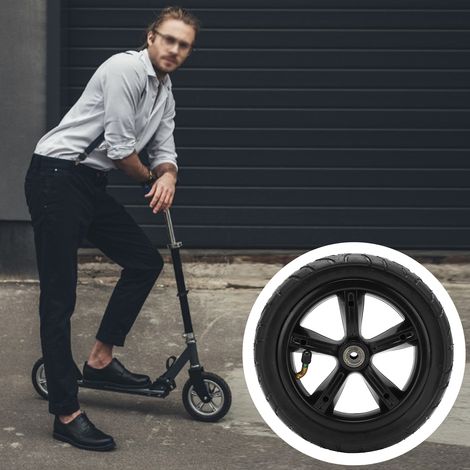 Roue pneumatique 8 pouces 200x45 avec chambre à air pour trottinette électrique, moyeu et roulements inclus