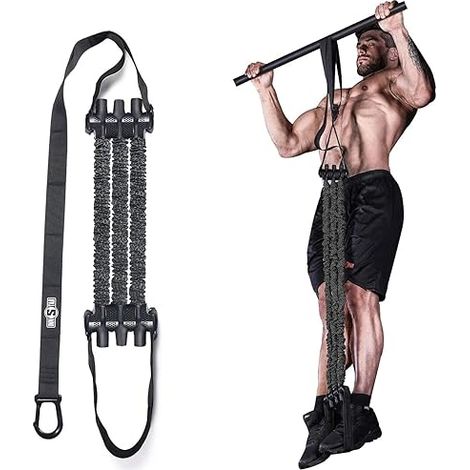 Elastique Musculation Traction Fitness, Réglable Bandes de résistance pour des Pull Up Bar, Traction Pilates, Entraînement, Stretching, Gym pour, Pull-Up (1/5)