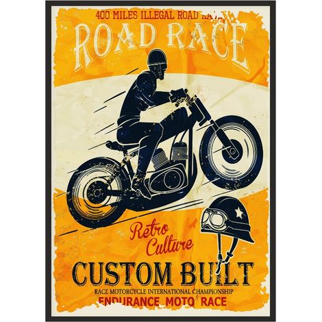 Bild Poster im Rahmen 33x43 cm Garage Motor P1851 (1/4)
