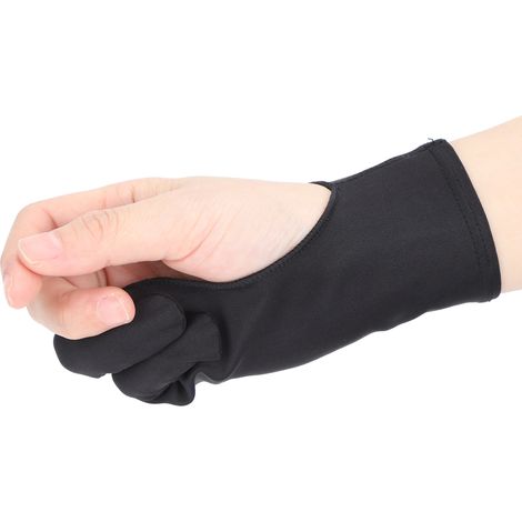 2Finger Painting Gloves Sketch Writing Electronic Screen AntiMistouch Fouling Sweat Dirty(M ) (1/5)