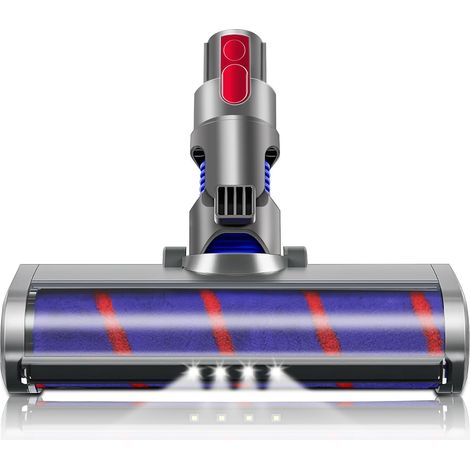 Cepillo motorizado compatible con Dyson V7 V8 V10 V11 V15 Rodillo suave para parquet, baldosas y rincones claros para oscuros (1/5)