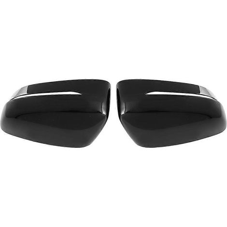 2 pièces Capuchons de rétroviseur extérieur latéral arrière pour BMW Série 5 (F10/F18) 6 (F06/F12/F13) GT (F07) 7 (F01/F02) 2016-2019, garniture de coque de miroir de remplacement. (1/4)