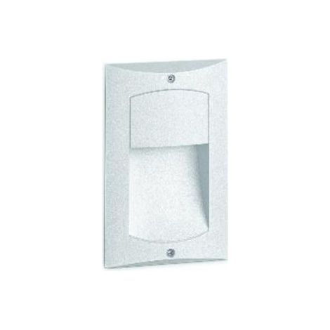 Wall recessed LARA Ver. Hood IP65 LED SMD 4W 480lm(150lm) CRI80 3000K 95º Bianco