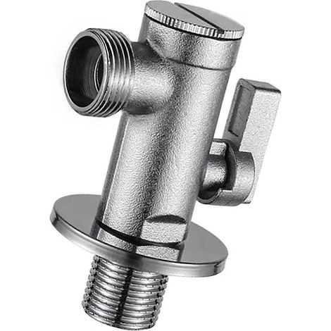Robinets de remplissage pour chauffe-eau, robinets d'arrêt d'eau à grand débit, robinets d'angle pour toilettes en cuivre avec filtre, multicolores 4 points à 4 points (1/5)