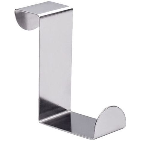 1 Wendbarer Z-förmiger Türhaken aus Edelstahl, für Standardtüren, Schubladen, Schränke, Küchenschränke (1/5)