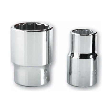 Llave Vaso Bihexagonal 1/2"-25Mm Clip Cromo Vanadio