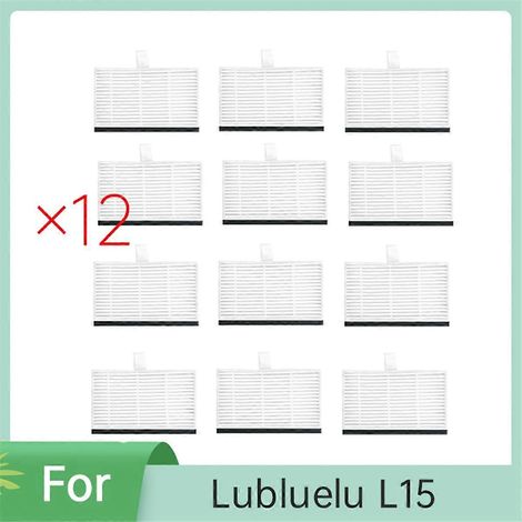 Lot de 12 filtres de rechange pour aspirateur L15 (1/5)