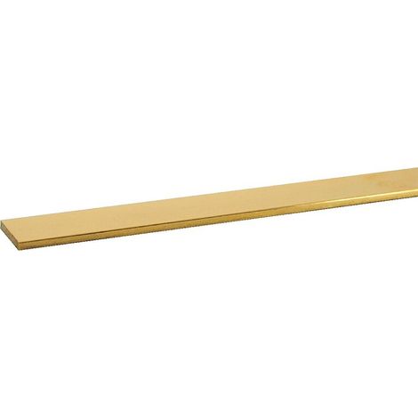 Duval – Plat en laiton 15x3mm – Longueur 3000mm – Finition brute pour polissage – Barre et barreau