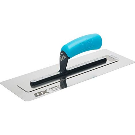 OX Pro Semi Flex Stainless Steel Trowel 14in / 355 x 125 mm (1/2)