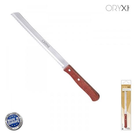 Montana Panero Messer Edelstahlklinge 18 cm. Holzgriff (1/5)