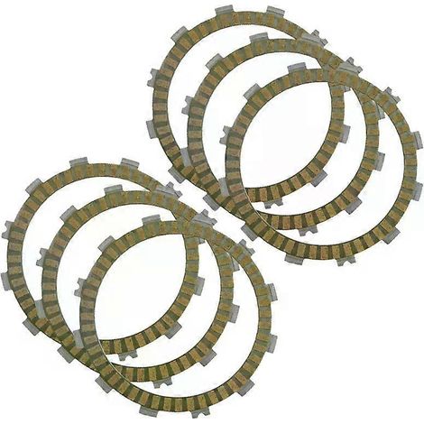LOPOR Lot de 6 disques d'embrayage en fibre pour quad SUZUKI LT-F500F Vinson 4WD LT F500F LTF500F LTF 500 F 2003-2007 (1/3)