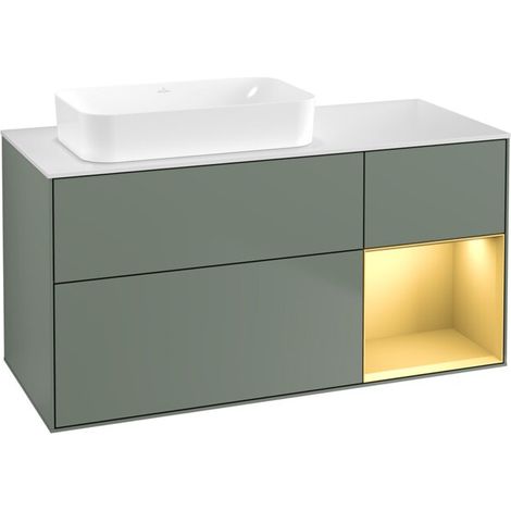 Villeroy & Boch F691HFGM Meuble sous-lavabo Finion F69 (1/2)