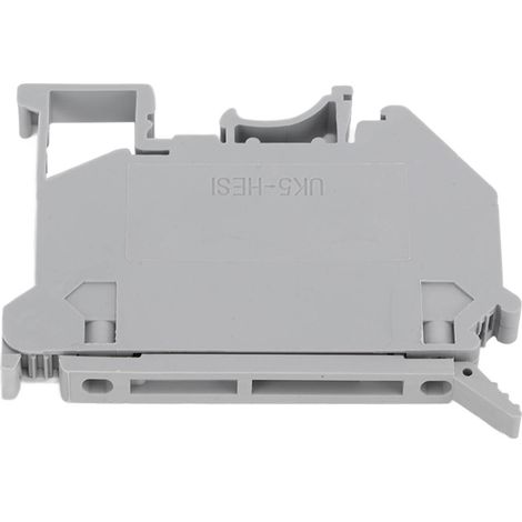 Bloc de jonction 50 unités 6.3A 800V, bornes de terre ignifuges 4mm² pour rail DIN électrique (1/5)