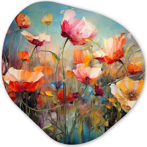 EL CUADRO Flores - Acuarela - Arte - Botánica - Naturaleza Cuadros Decoracion Salon Modernos 40x40 (1/4)