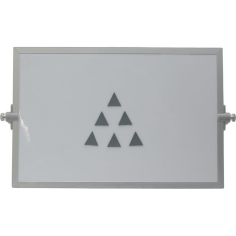 Symbole magnétique Triangle 2 cm gris (1/2)