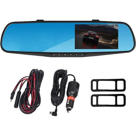 1 Enregistreur vidéo de conduite, double objectif 1080p, écran tactile 4,5 pouces, angle de vision 120°, compatible carte mémoire jusqu’à 128 Go (1/5)