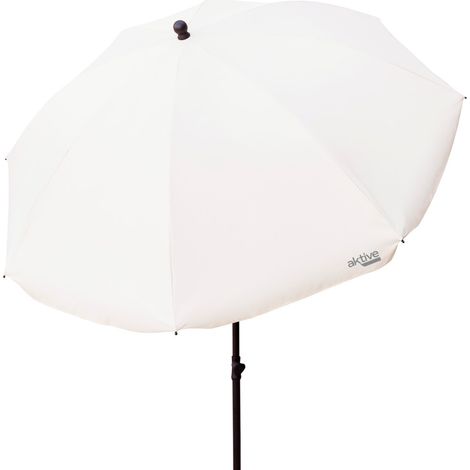 Sombrilla de jardín con filtro solar 240 cm color beige Aktive Garden (1/5)