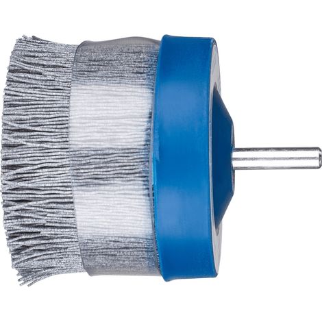 PFERD TOOLS COMPOSITE Tellerbürste DBUR Ø 63 mm Schaft-Ø 6 mm SiC-Filament-Ø 0,55 mm Korn 120 stationär